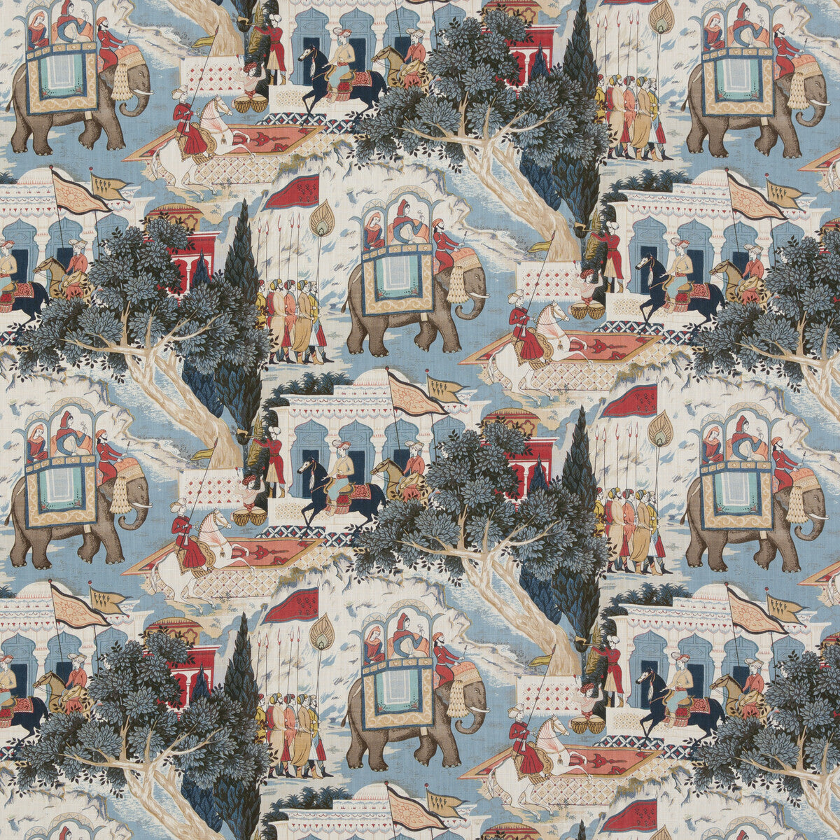 bp1092710-shalimar-indigored-g-p-j-baker - G P & J BAKER Fabric