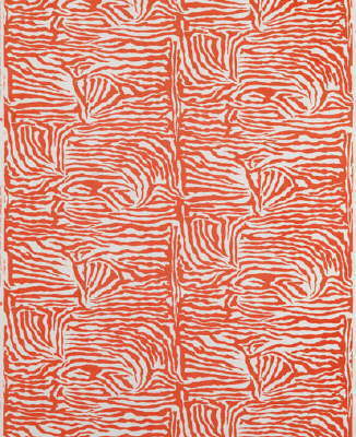 br-797706410-ashanti-linen-and-cotton-print-orange-brunschwig-fils - BRUNSCHWIG & FILS Fabric