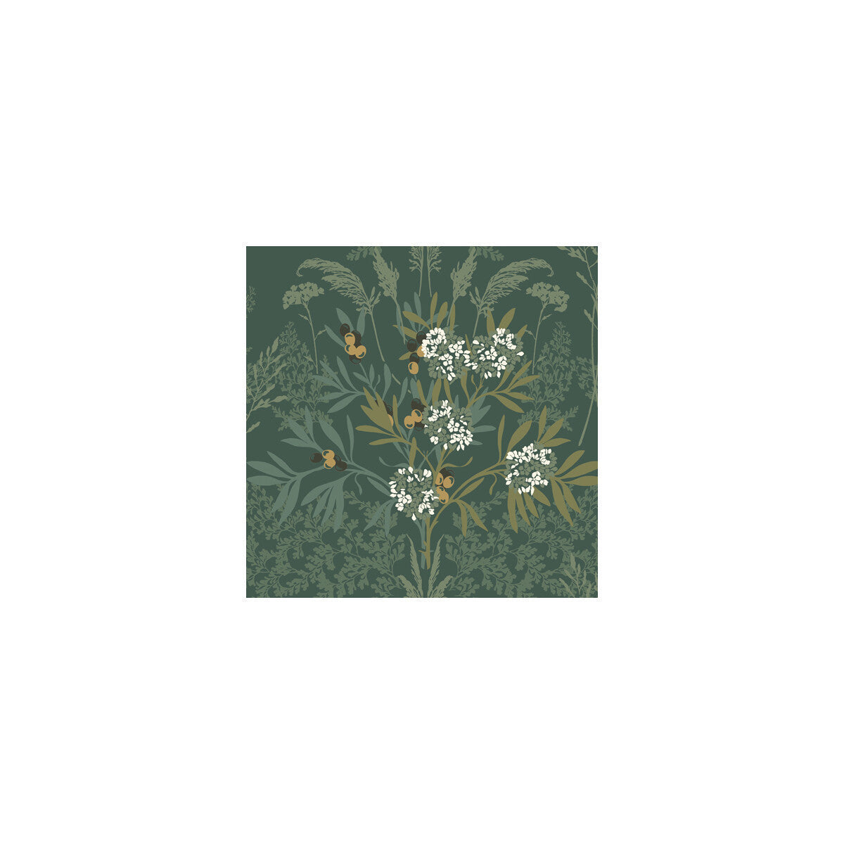 wdr2009wt0-fern-gardens-green-winfield-thybony - WINFIELD THYBONY Wallpaper