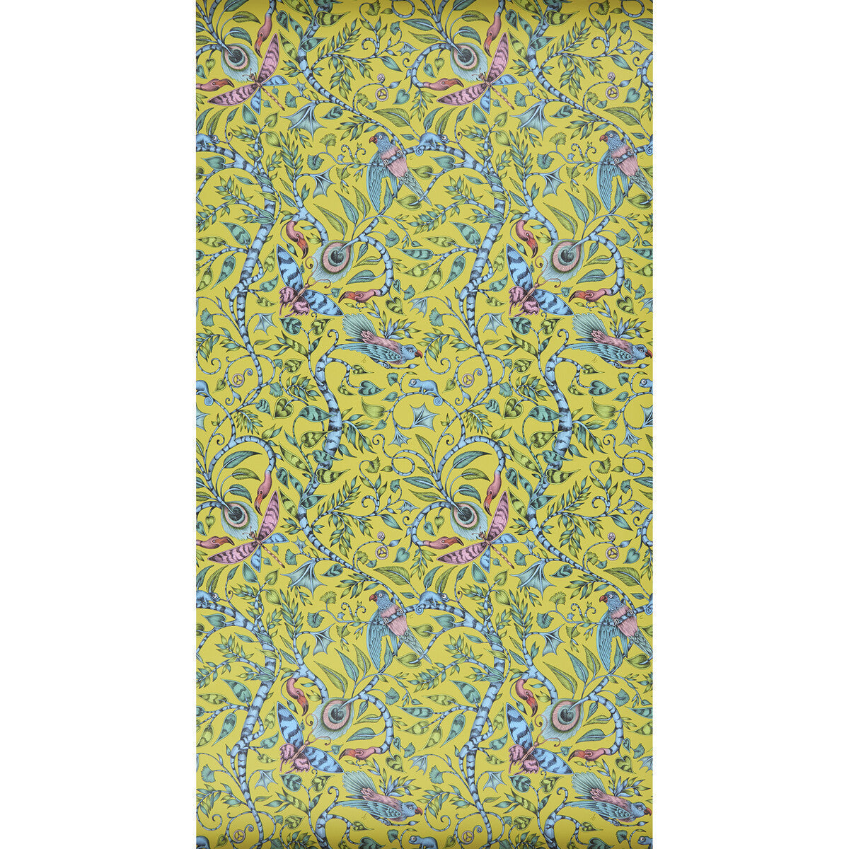 w010404cac0-rousseau-lime-clarke-and-clarke - CLARKE AND CLARKE Wallpaper