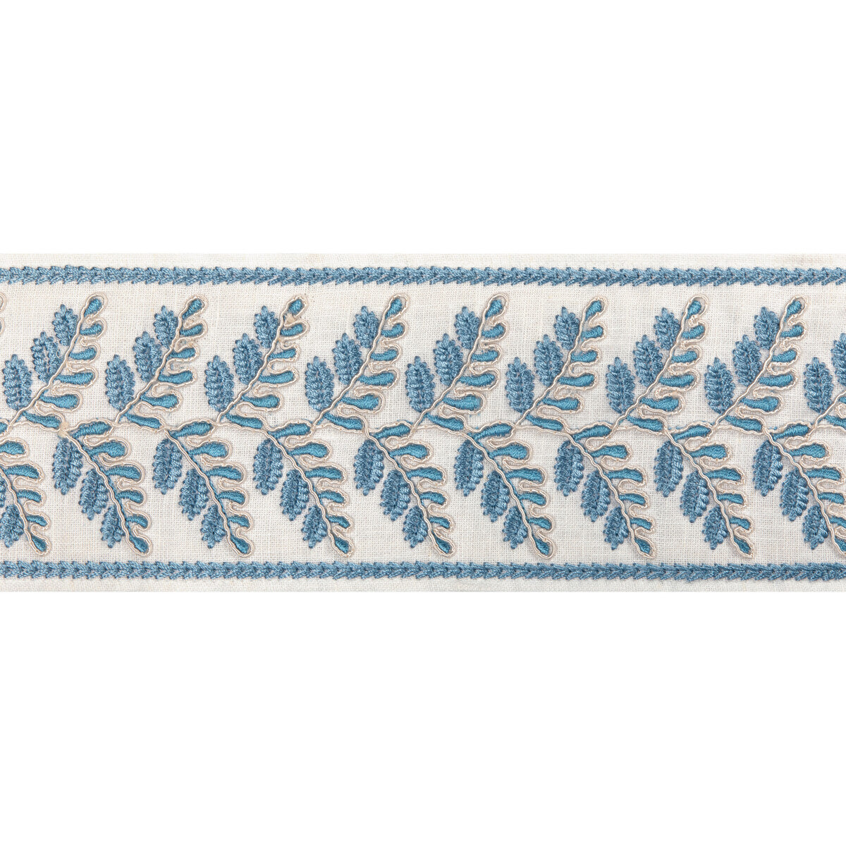 t802410050-fougere-border-blue-brunschwig-fils - BRUNSCHWIG & FILS Trim