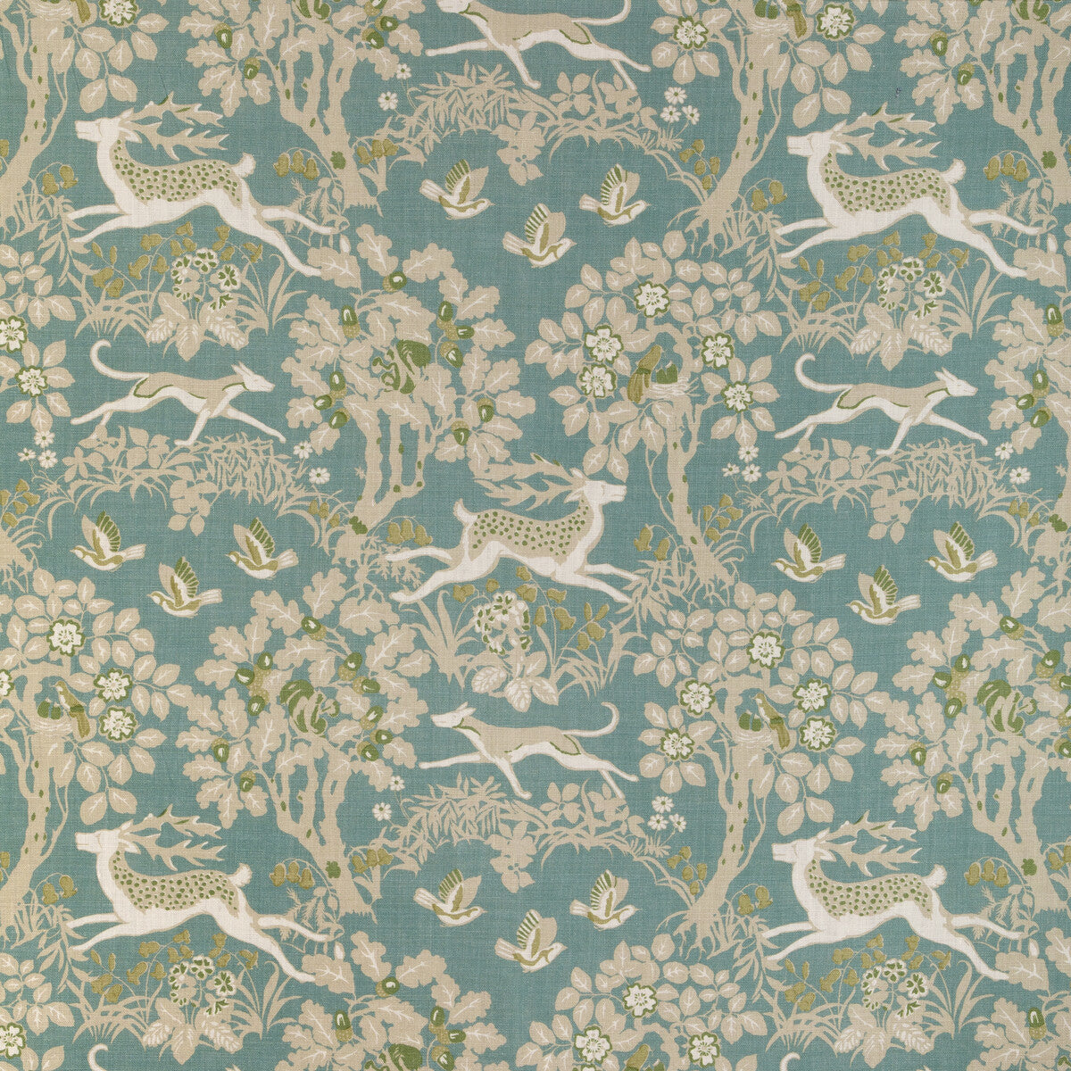 20231223530-mille-fleur-print-lake-lee-jofa - LEE JOFA Fabric