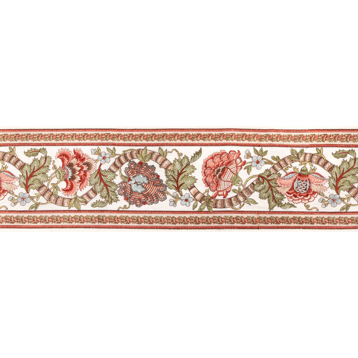 t80241023240-lauris-border-apricotsage-brunschwig-fils - BRUNSCHWIG & FILS Trim