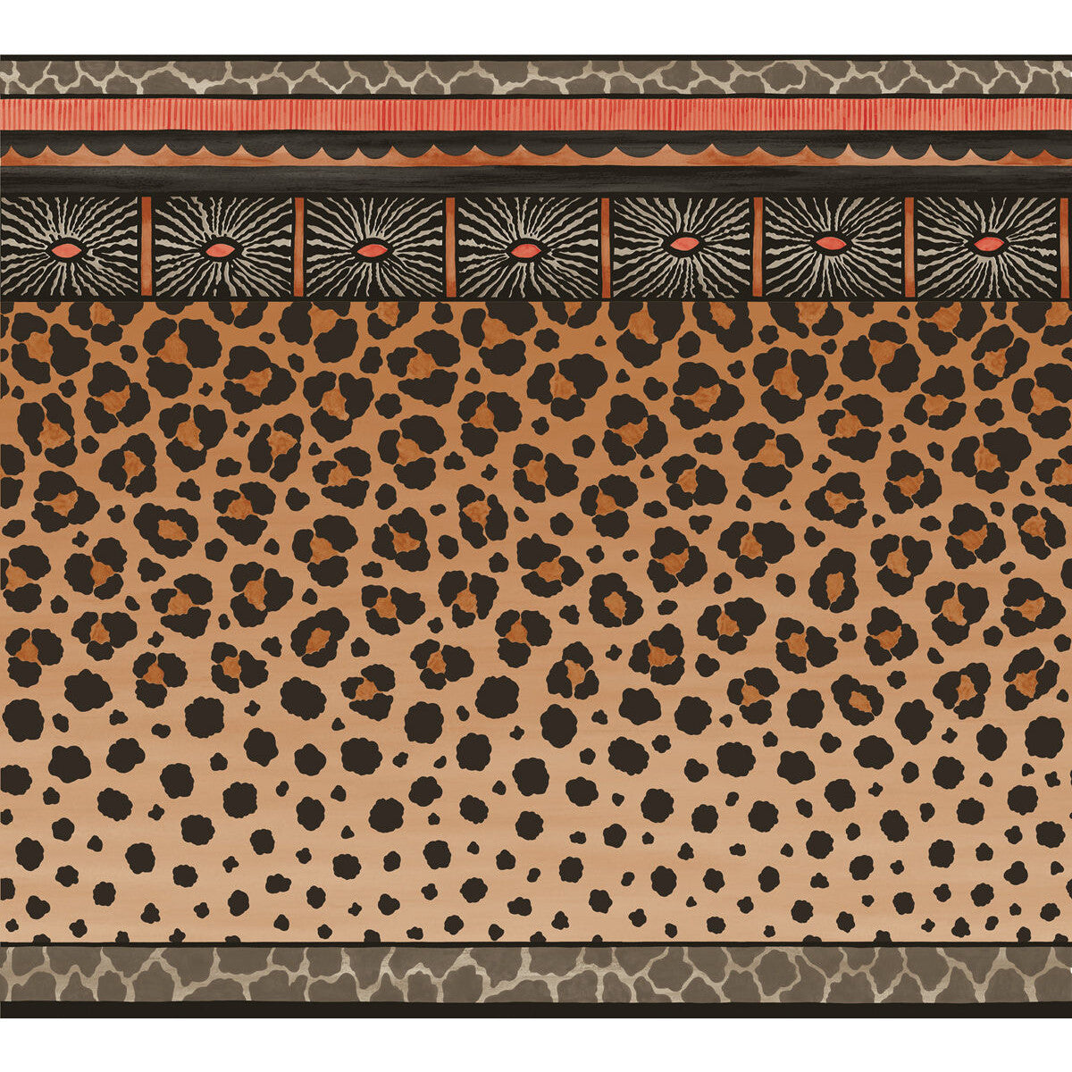 10913060cs0-zulu-border-red-brown-cole-son - COLE & SON Wallpaper
