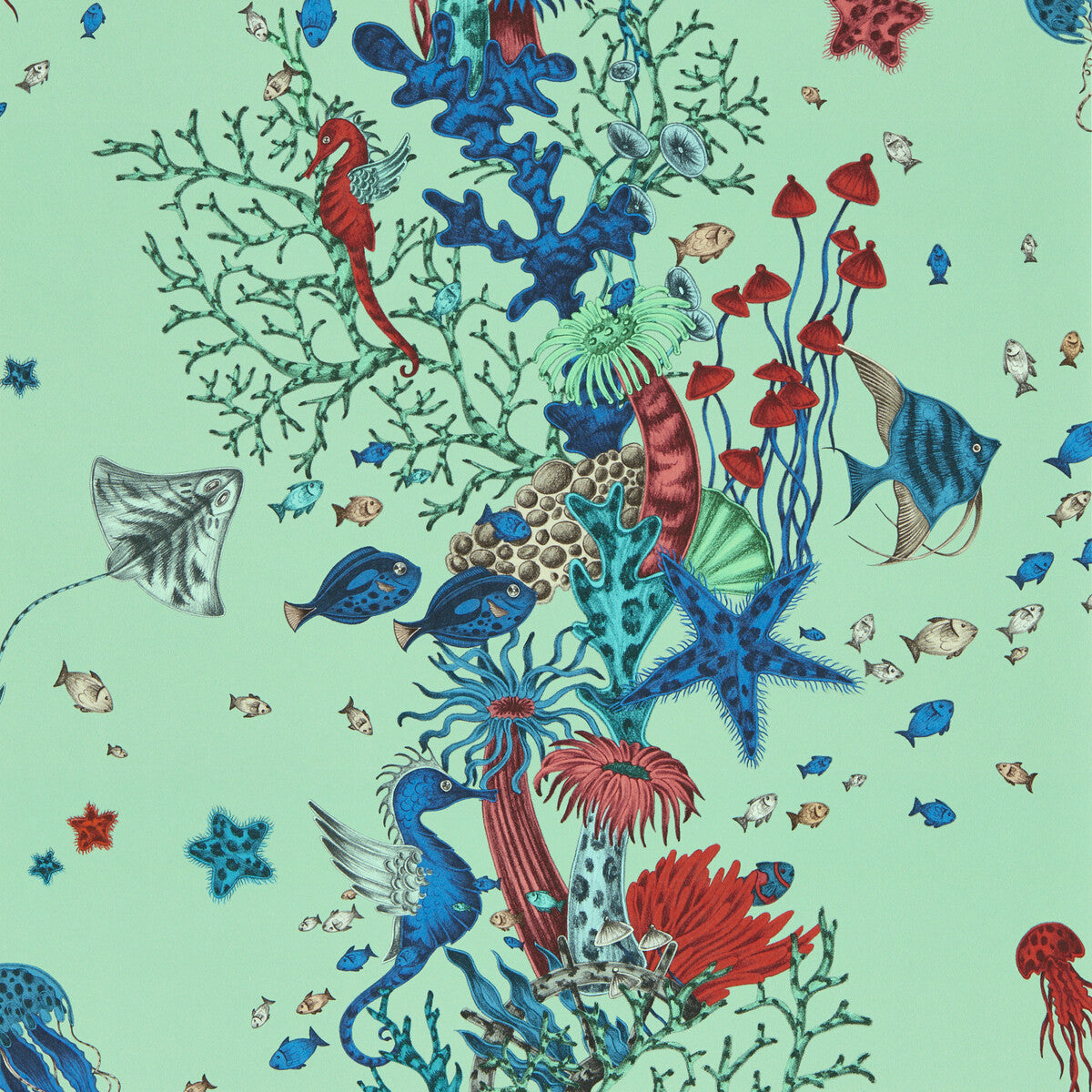 w021801cac0-seaforest-aqua-wp-clarke-and-clarke - CLARKE AND CLARKE Wallpaper