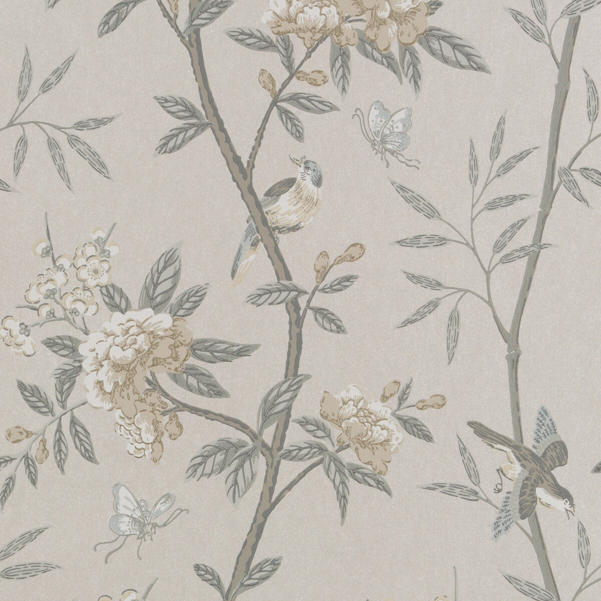 bw4506610-peony-blossom-dovesilver-g-p-j-baker - G P & J BAKER Wallpaper