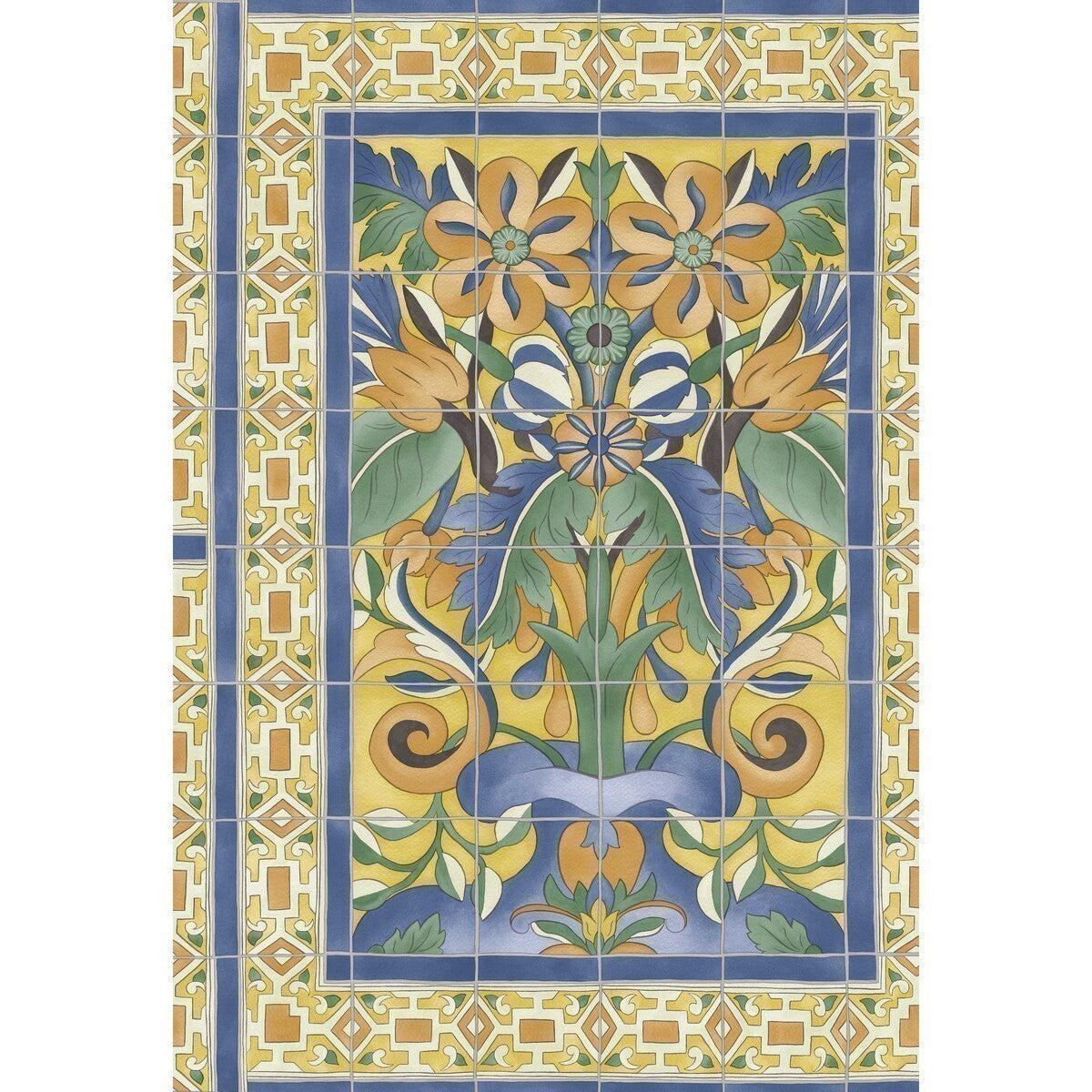 1175015cs0-triana-marigold-hyacinthcanary-yellow-cole-son - COLE & SON Wallpaper