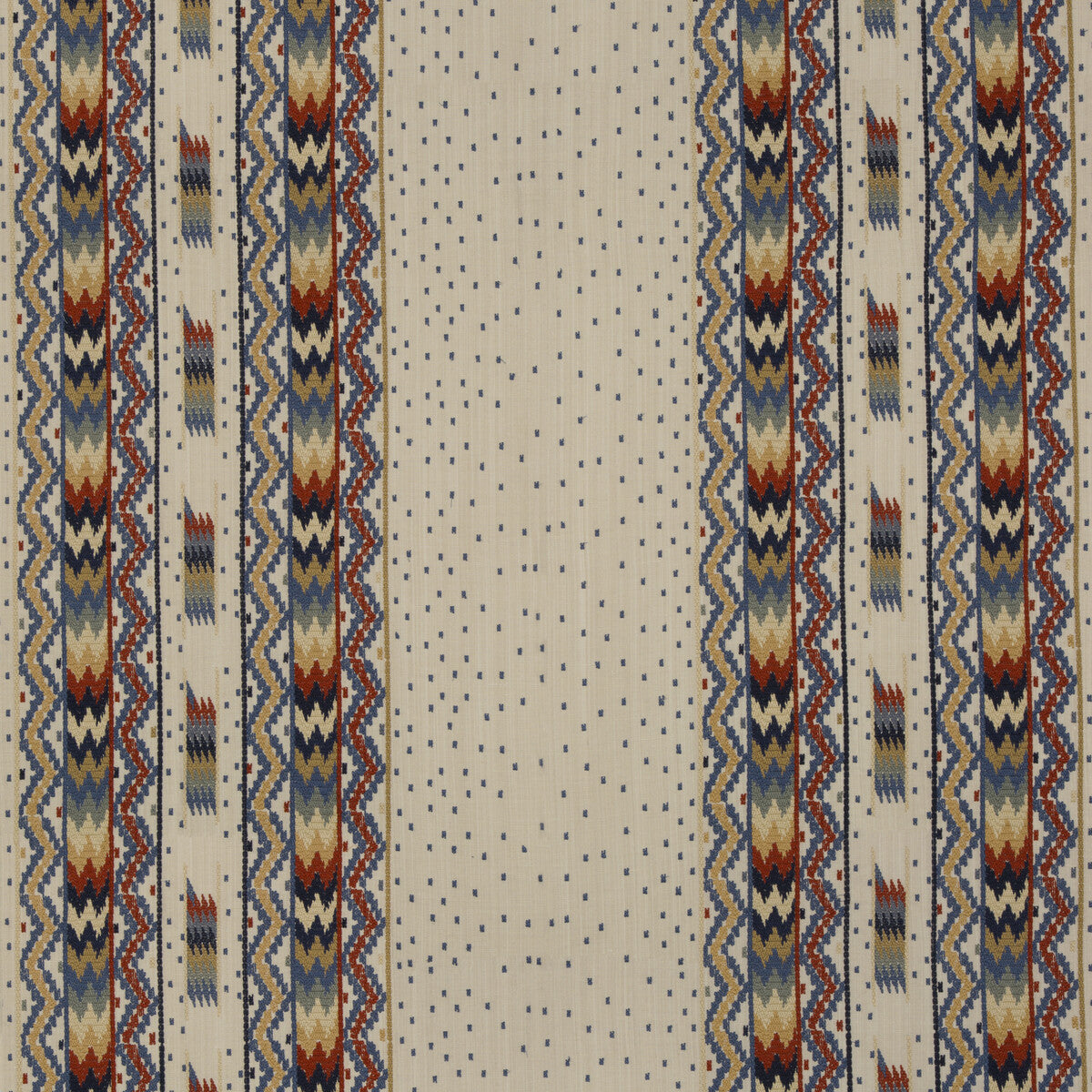 80151749540-talakona-stripe-redblue-brunschwig-fils - BRUNSCHWIG & FILS Fabric