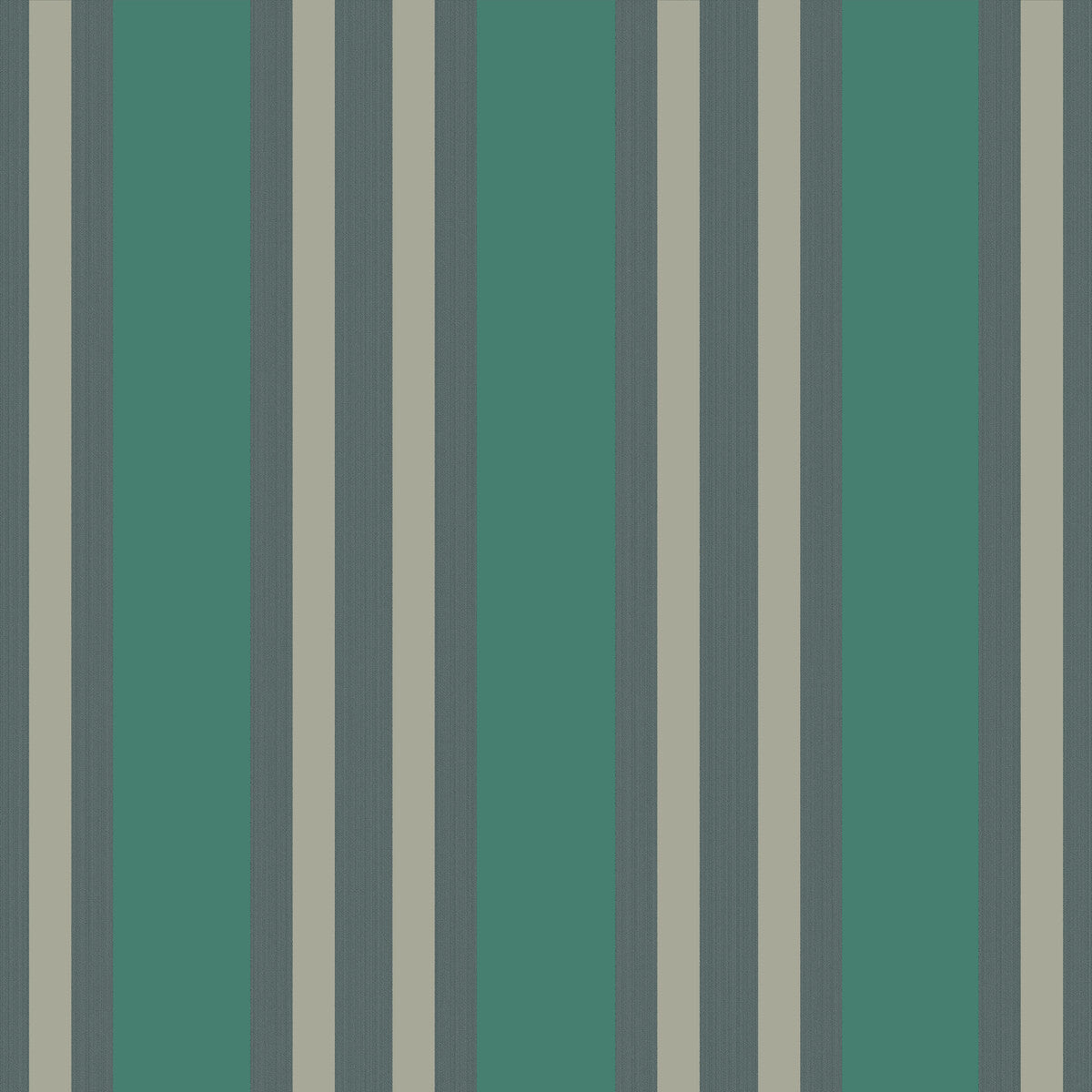 1101002cs0-polo-stripe-tealgilver-cole-son - COLE & SON Wallpaper