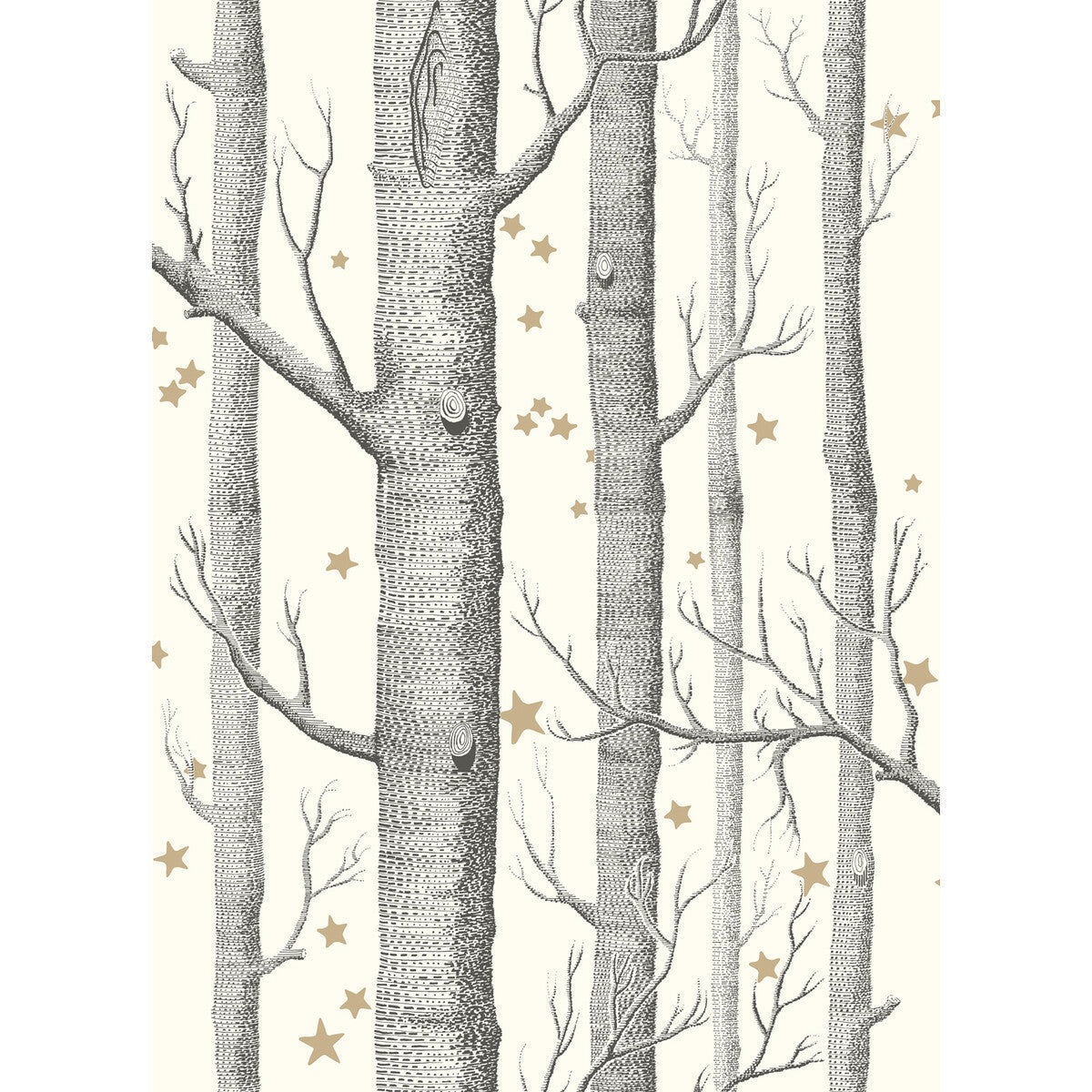 10311050cs0-woods-stars-blackwhite-cole-son - COLE & SON Wallpaper