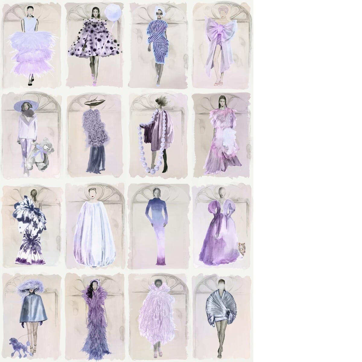 1752011mcs0-couture-carousel-w-lavender-p-cole-son - COLE & SON Wallpaper