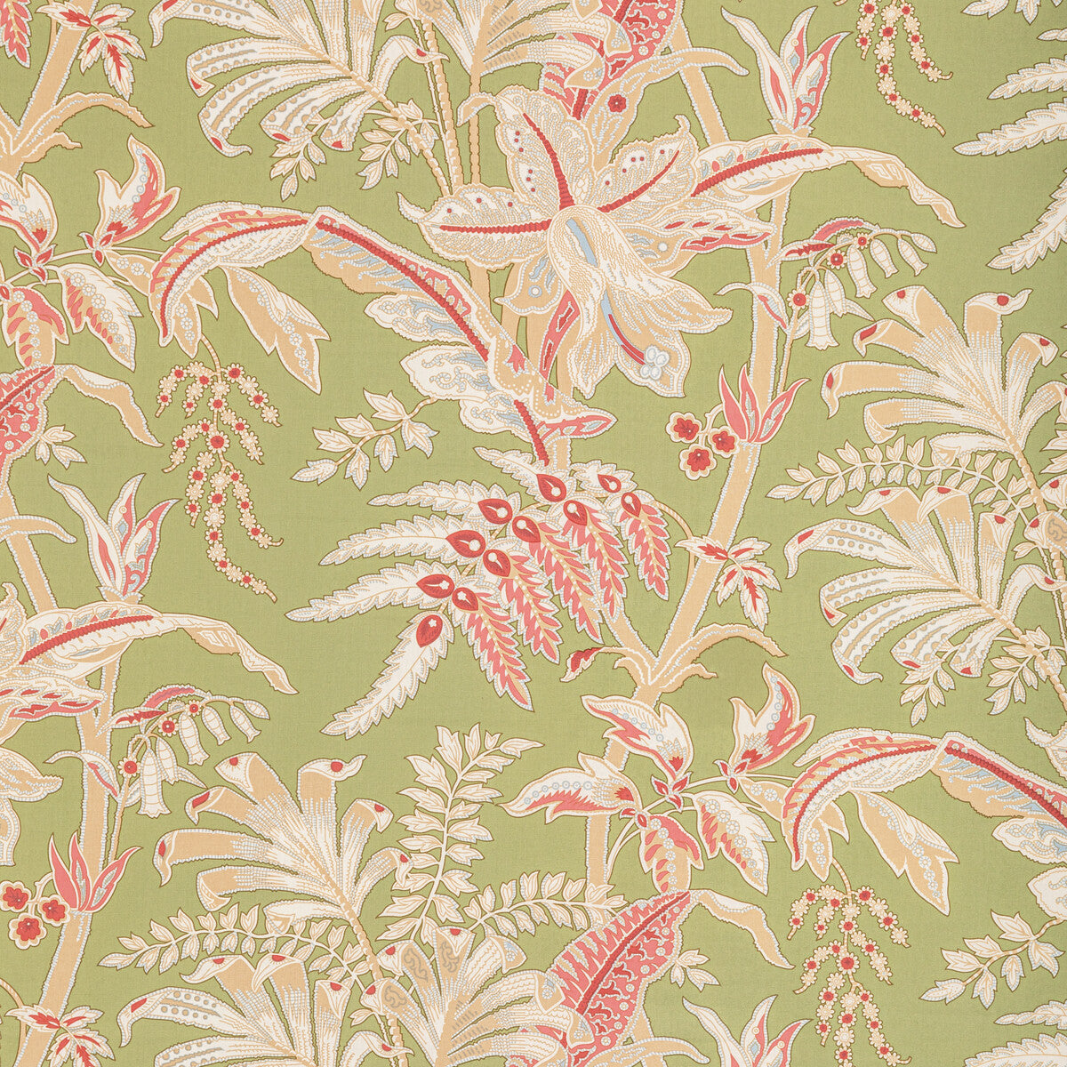 br-791213170-seychelles-cotton-print-leaf-brunschwig-fils - BRUNSCHWIG & FILS Fabric