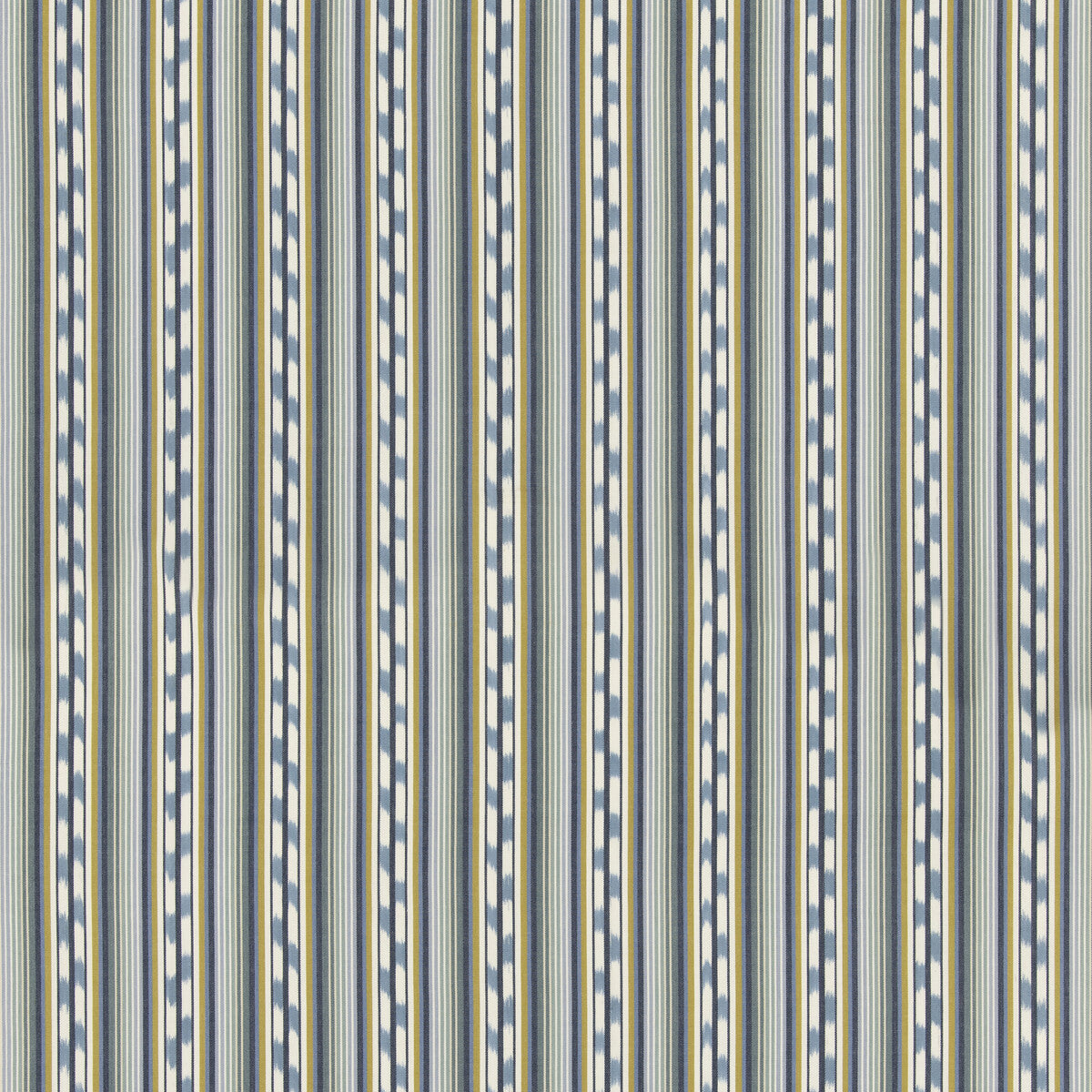 bf1108110-halki-stripe-tealochre-g-p-j-baker - G P & J BAKER Fabric