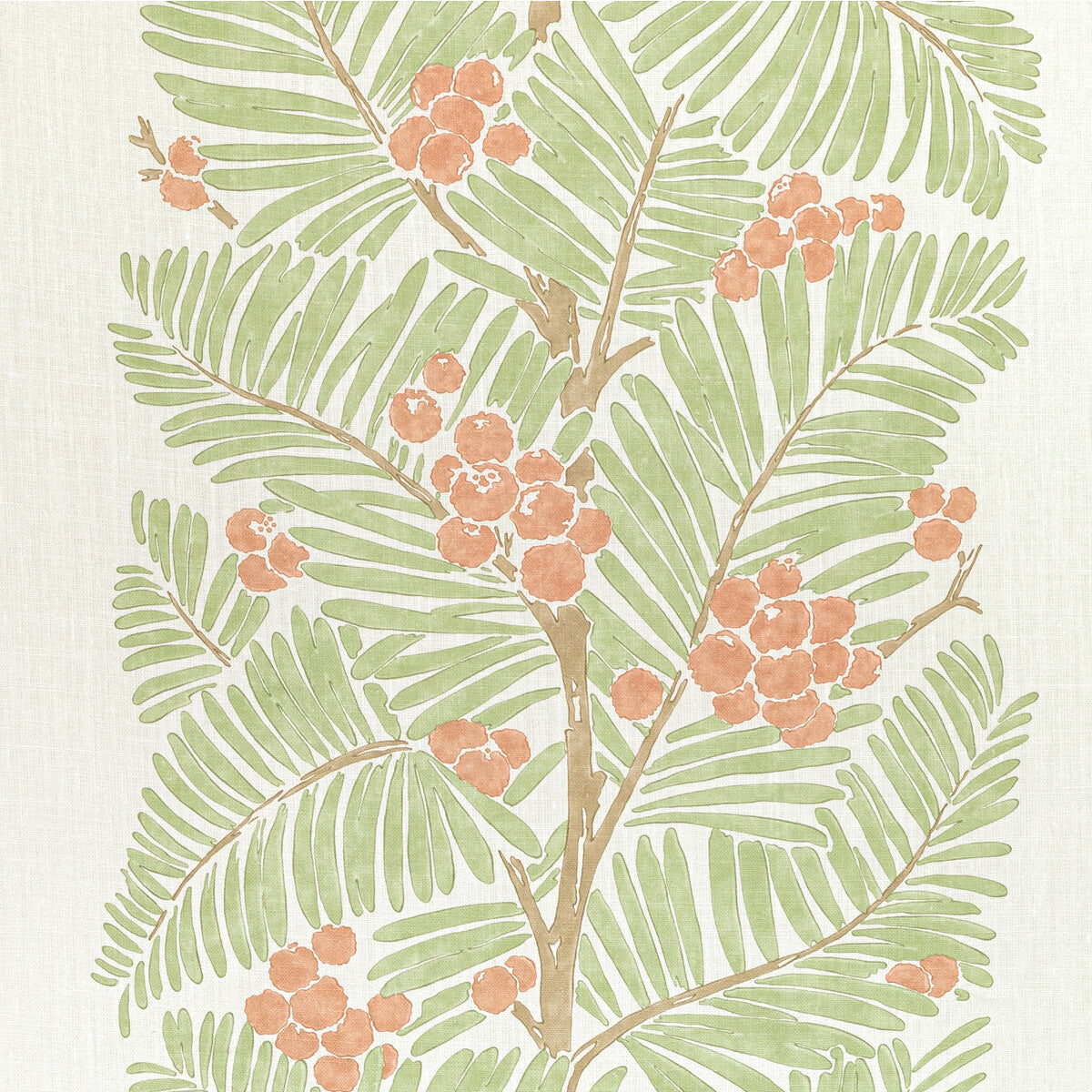 80221383190-palmar-print-spice-brunschwig-fils - BRUNSCHWIG & FILS Fabric