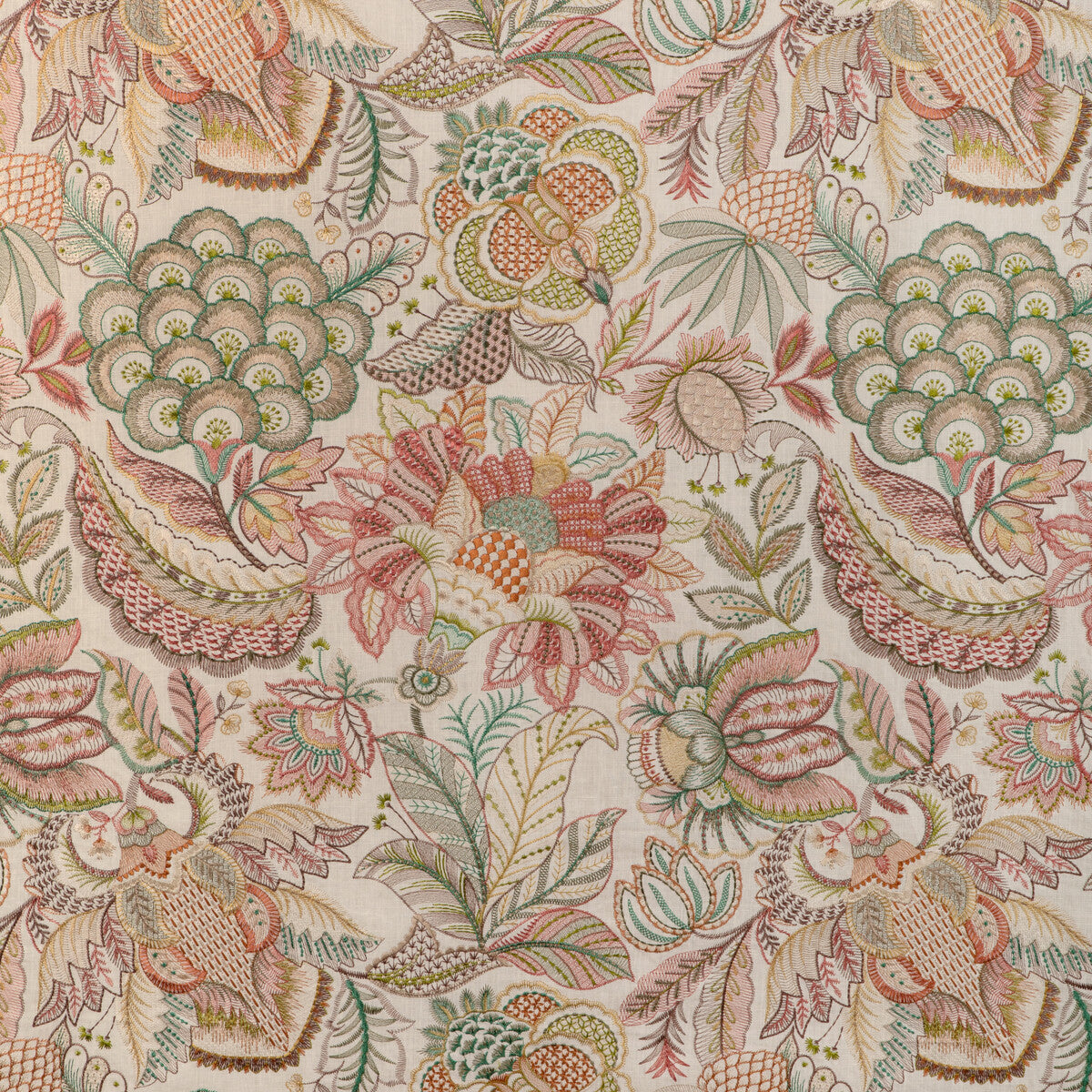 2023145730-eden-emb-pinkmulti-lee-jofa - LEE JOFA Fabric