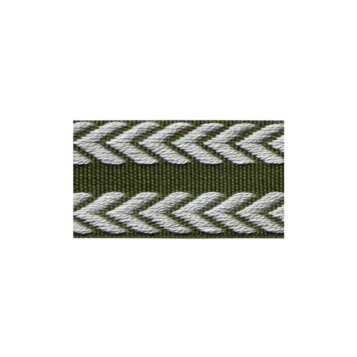 tl101823160-chevron-braid-olive-green-flax-lee-jofa - LEE JOFA Trim