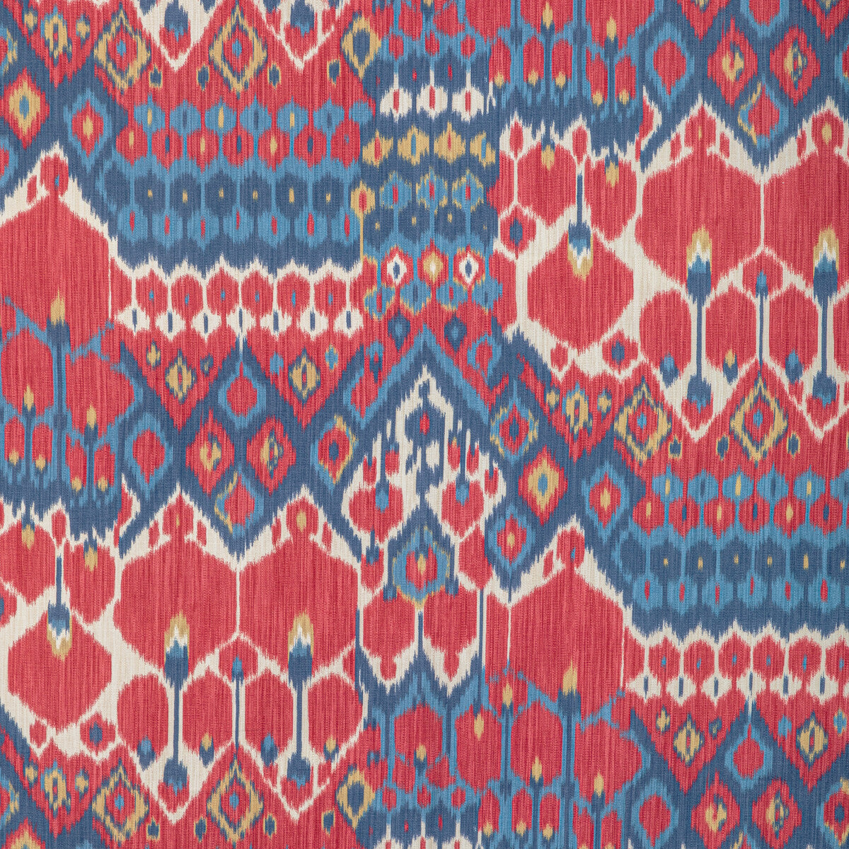 80221041950-bonnieux-print-redblue-brunschwig-fils - BRUNSCHWIG & FILS Fabric
