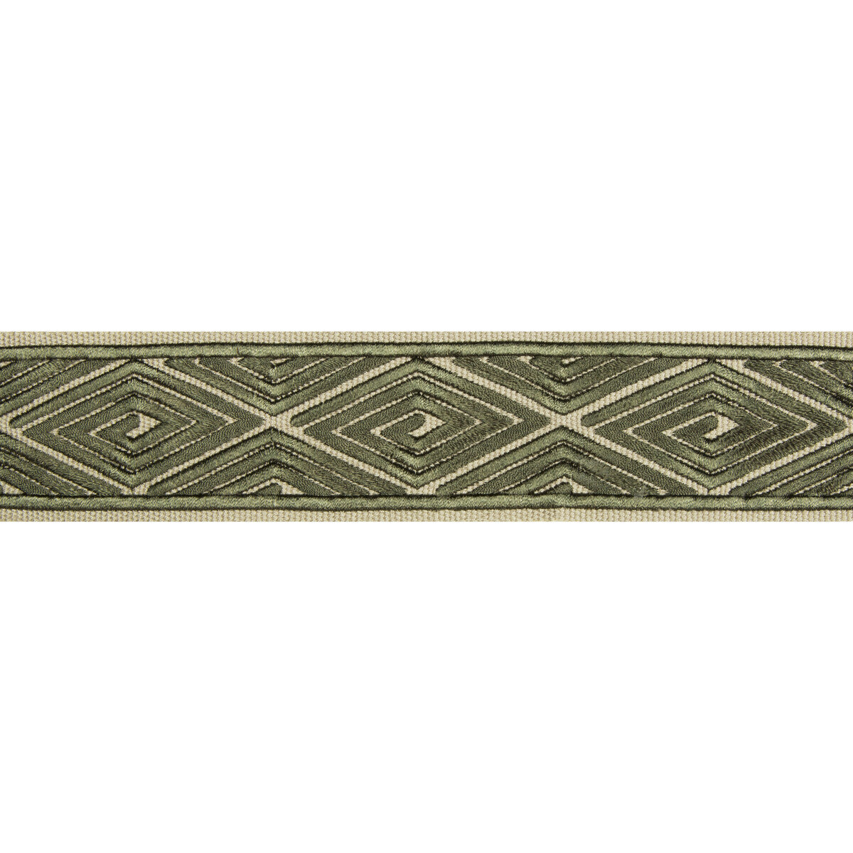 t8017102300-labyrinthe-tape-green-brunschwig-fils - BRUNSCHWIG & FILS Trim