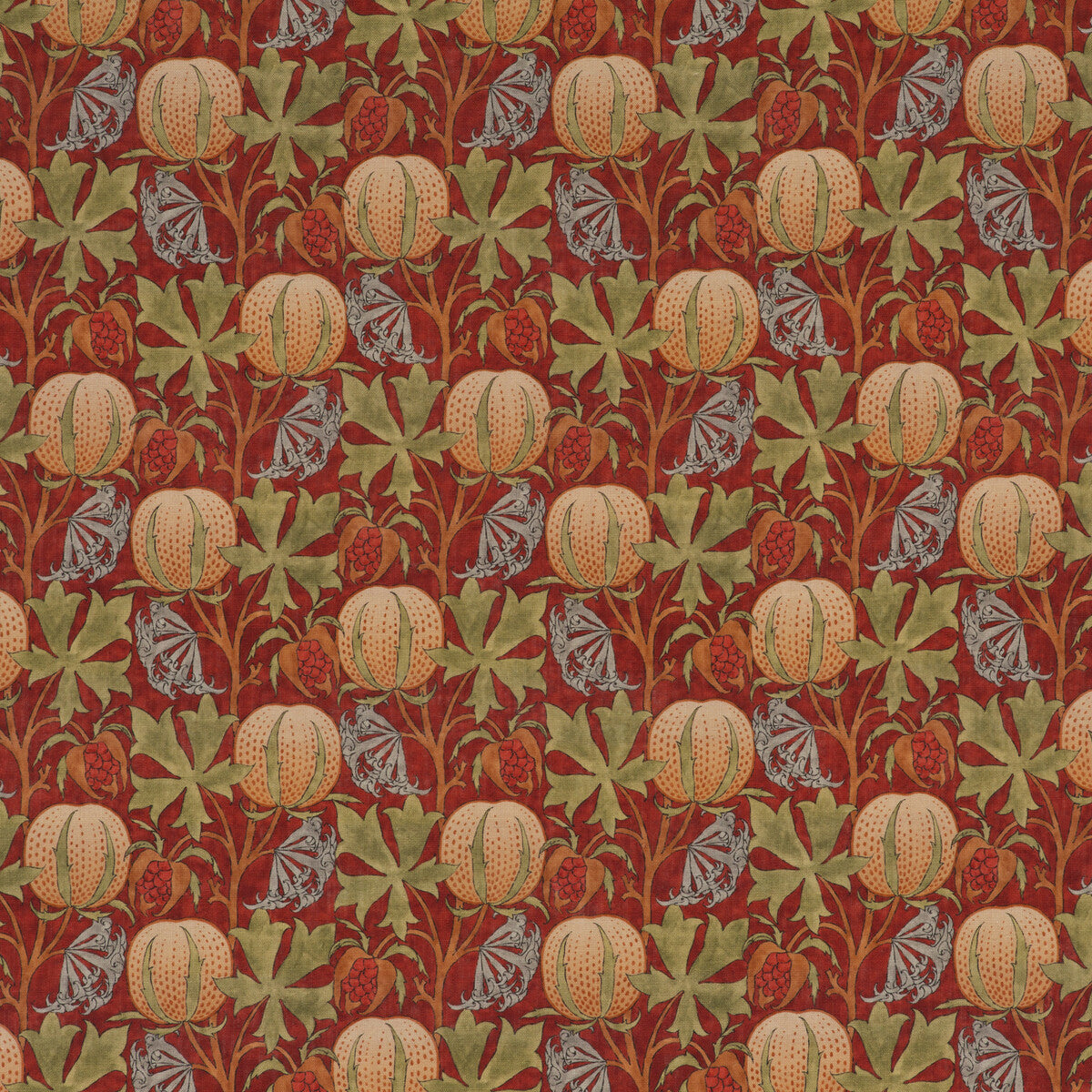 bp1062120-pumpkins-redgreen-g-p-j-baker - G P & J BAKER Fabric