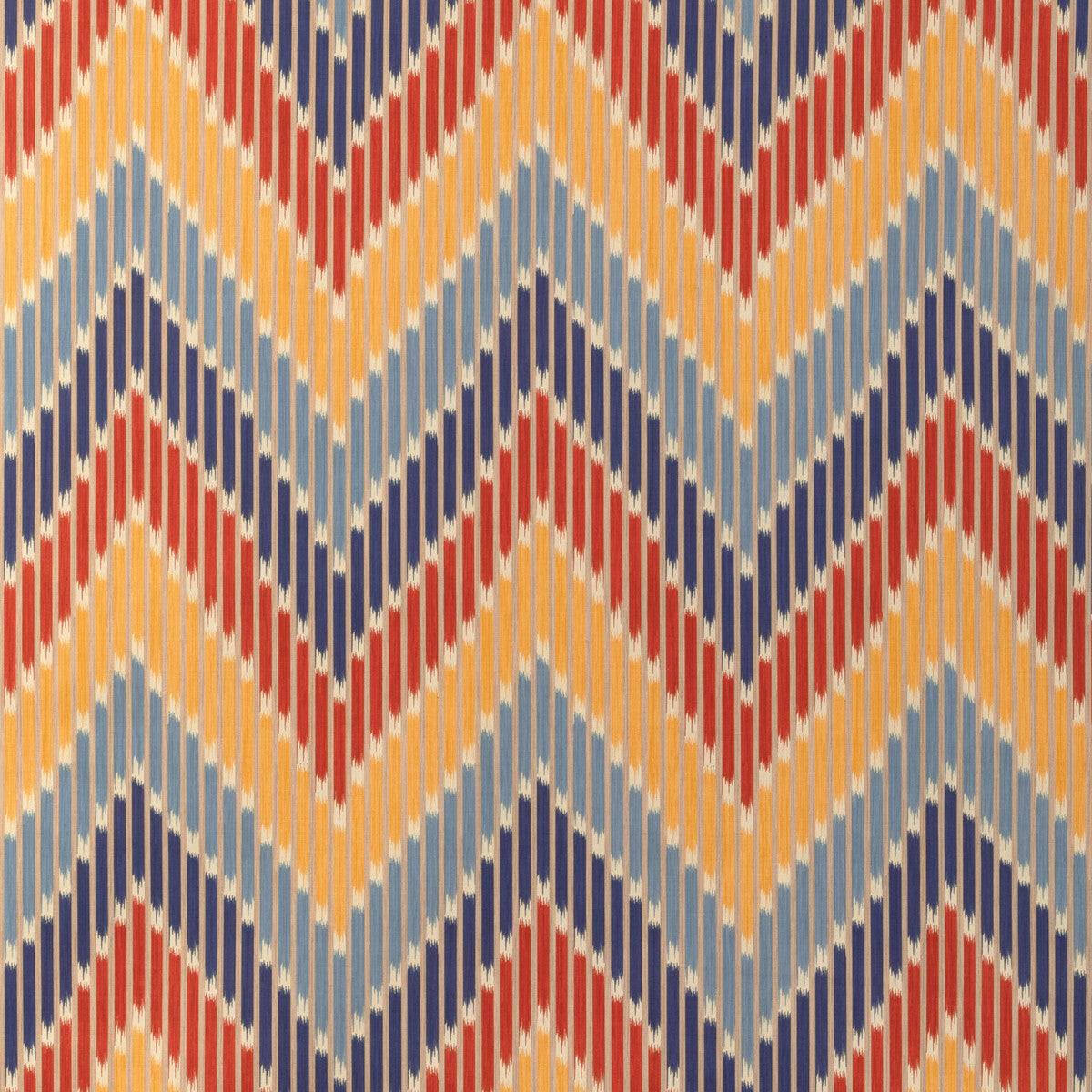 80241071950-cascade-print-redblue-brunschwig-fils - BRUNSCHWIG & FILS Fabric