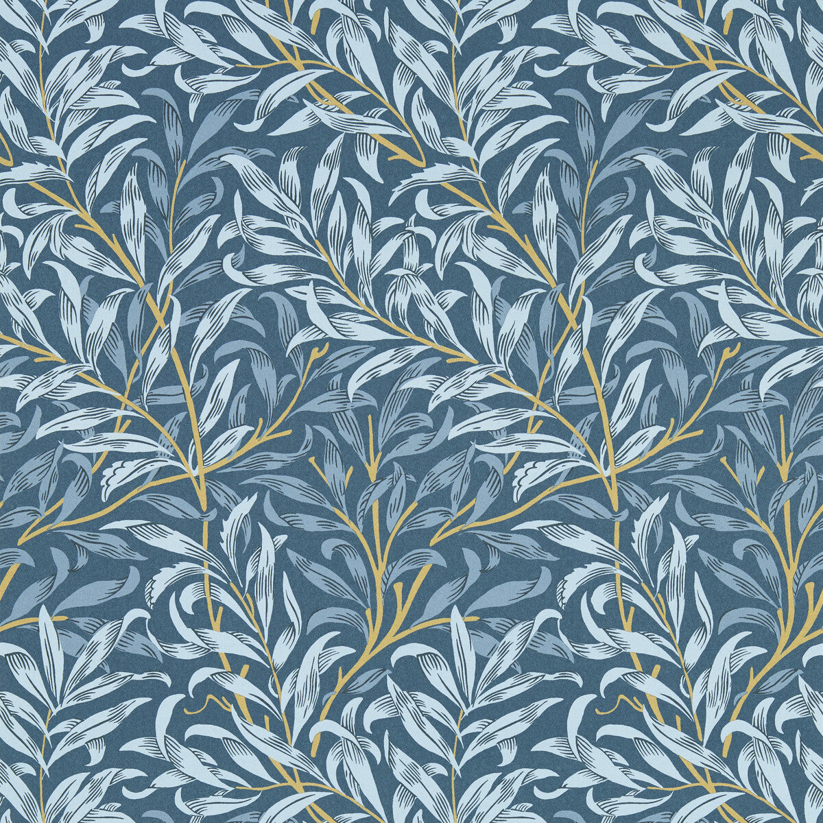 w017201cac0-willow-boughs-denim-wp-clarke-and-clarke - CLARKE AND CLARKE Wallpaper