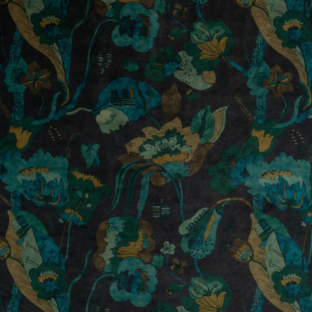 bp1081310-california-velvet-indigoteal-g-p-j-baker - G P & J BAKER Fabric