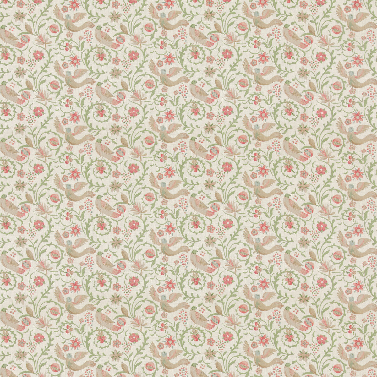 bp1109650-royal-court-pinkgreen-g-p-j-baker - G P & J BAKER Fabric