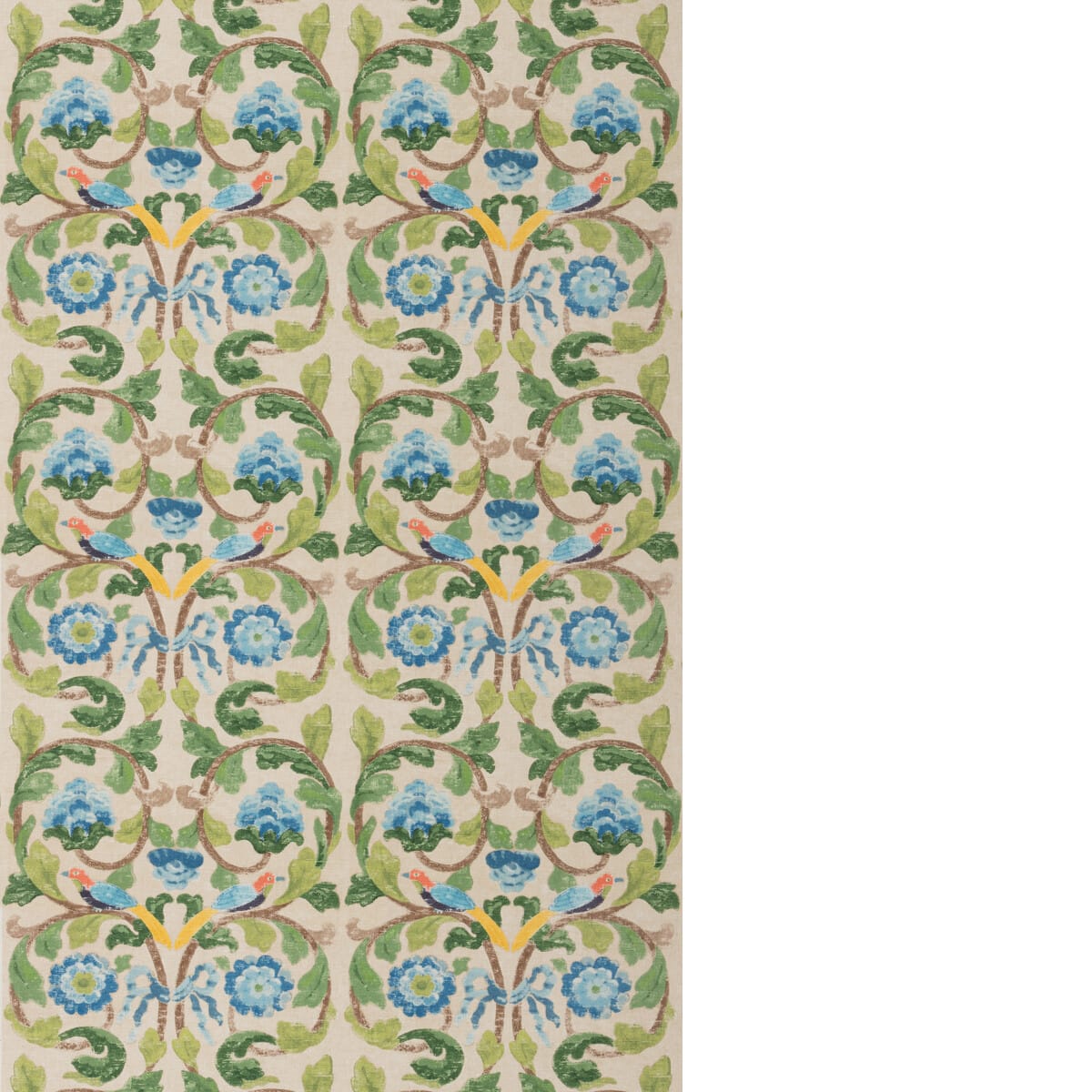 bp1113520-tudor-rose-bluegreen-g-p-j-baker - G P & J BAKER Fabric