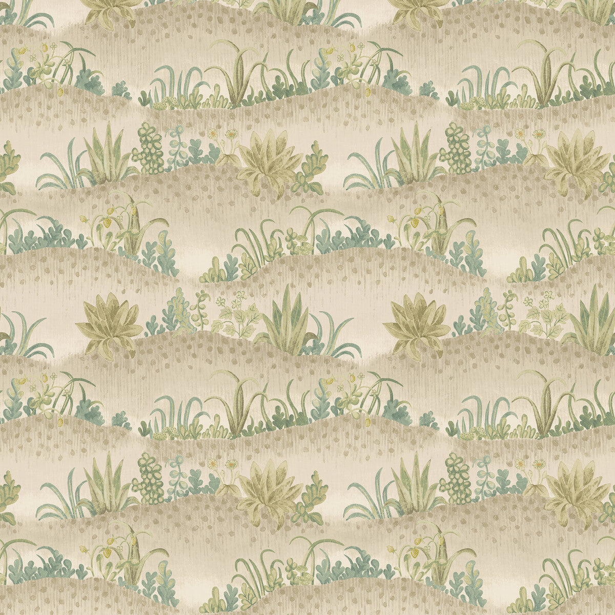 bw4514520-garden-tapestry-soft-bluegreen-g-p-j-baker - G P & J BAKER Wallpaper