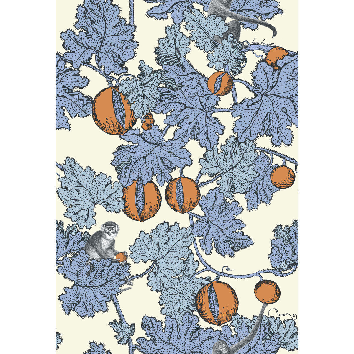 1141003cs0-frutto-proibito-hyacinth-orange-cole-son - COLE & SON Wallpaper