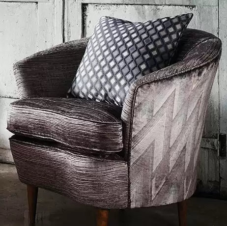 Sherborne Velvets Plissé Pale Grape - Osborne & Little - F6910-14 Fabric
