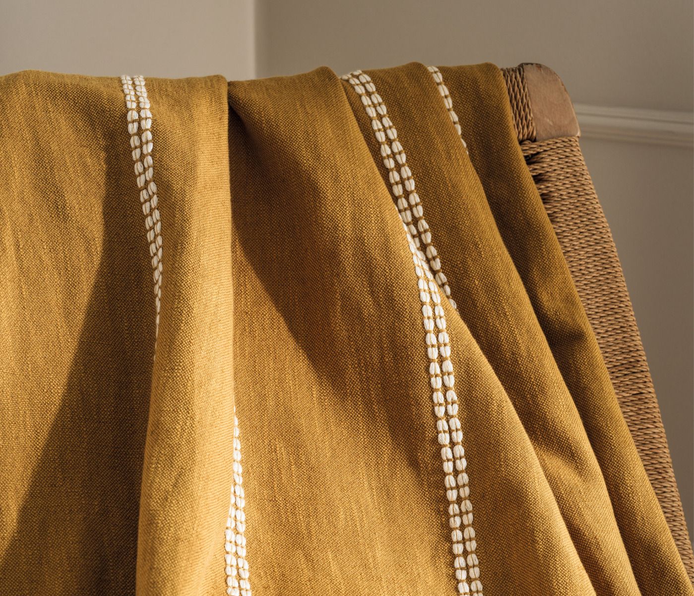 Santa Fe Taos Stripe Camel - Osborne & Little - F7953-04 Fabric