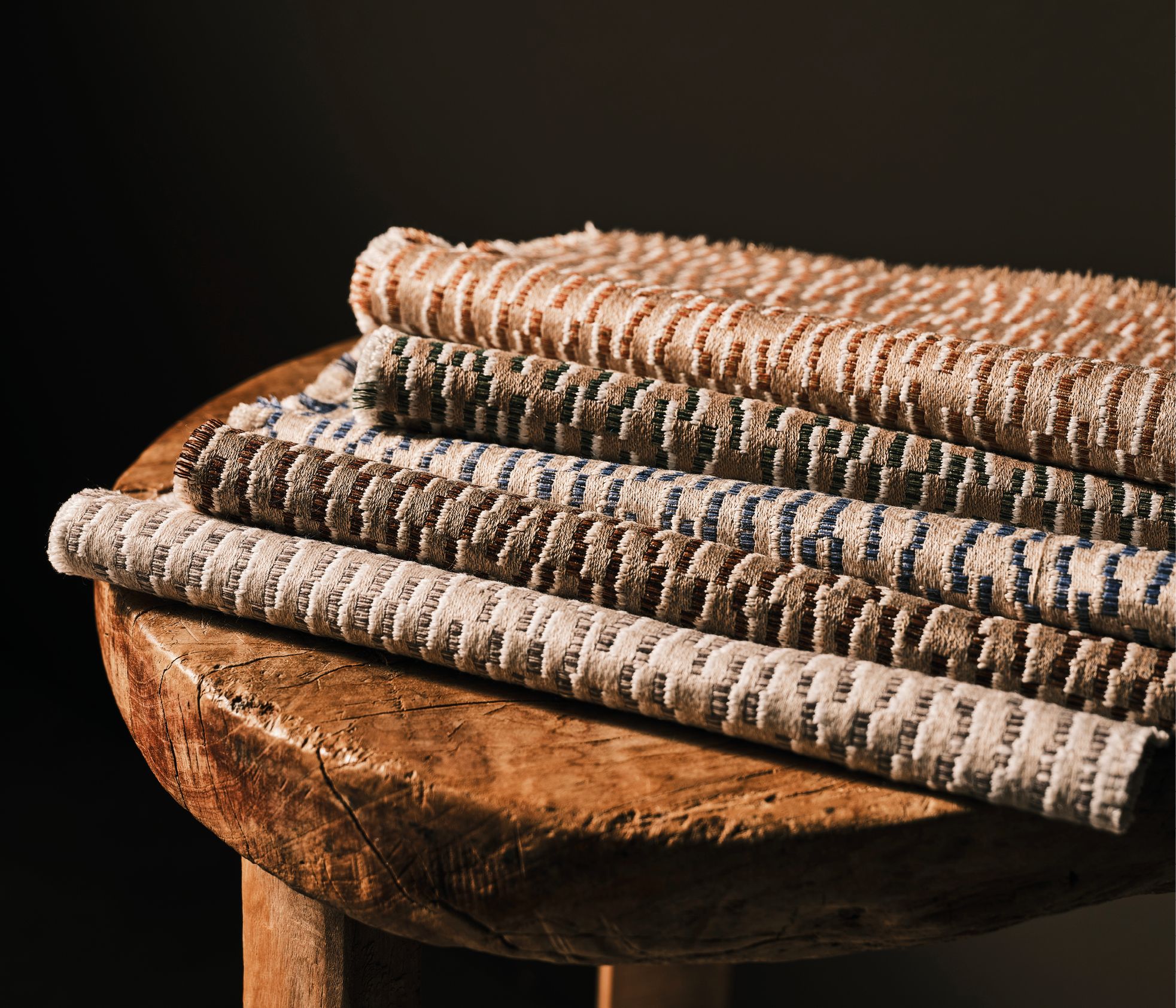 Rondo Tempo Denim/Canvas - Osborne & Little - F8063-05 Fabric