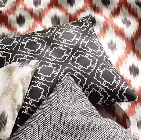 Ionia Zante Black/Ivory - Osborne & Little - F6484-04 Fabric