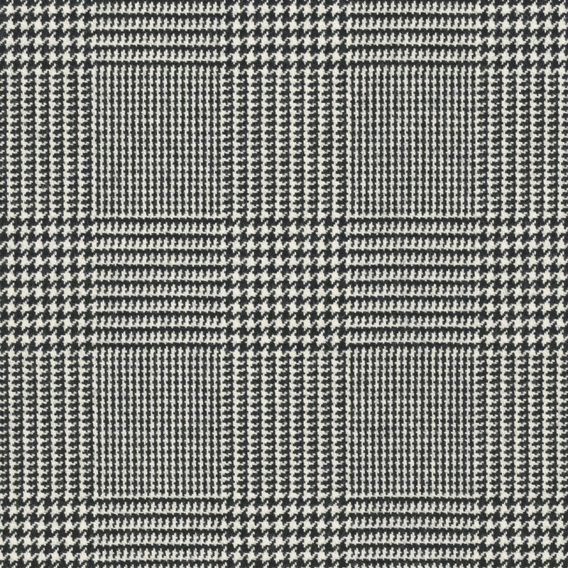Barit (Wessex) Glen Plaid - Black/White - Ralph Lauren - FRL5232-01 Fabric - Ralph Lauren Fabric Fabric
