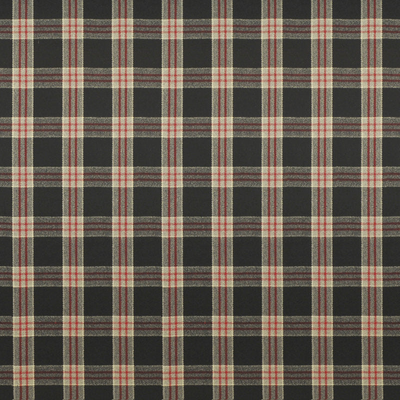 FRL5202-01 Refinery Plaid Cinder by Ralph Lauren Fabric - Ralph Lauren Fabric Fabric