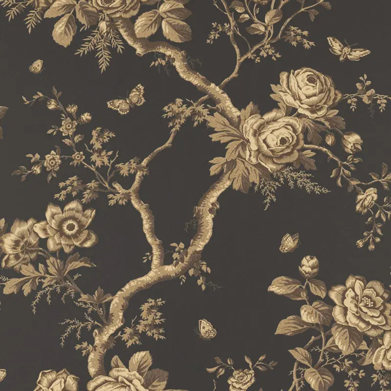 Ralph Lauren Wallpaper LWP65737W Ashfield Floral Tobacco