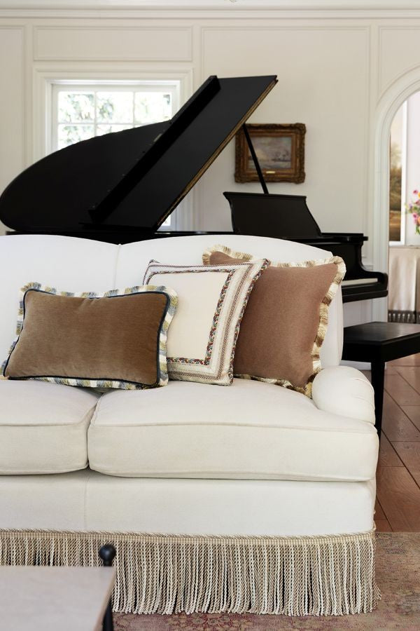 Samuel & Sons Katerina Collection featuring luxury decorative trims, fringe, tassels and elegant passementerie for interior design.