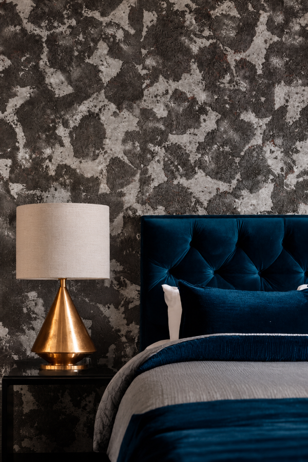 Winfield Opulent Walls luxury handcrafted plaster wallpaper with sophisticated architectural texture
