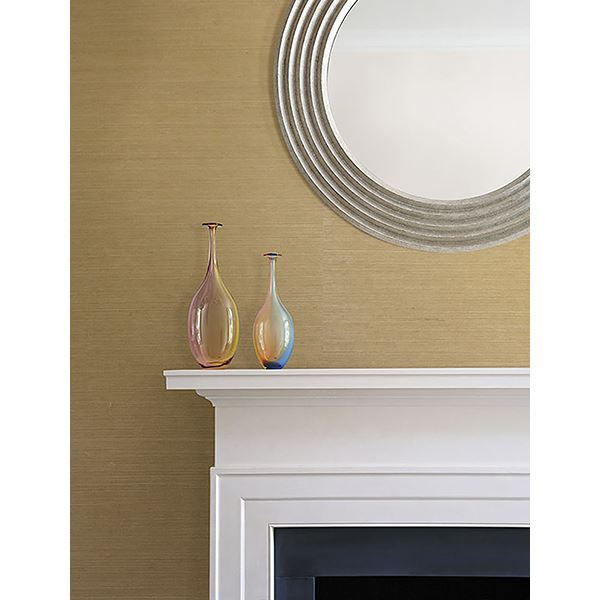 chika-beige-sisal-grasscloth-wallpaper-york-wallcoverings-53-65405 - York Wallpaper Wallpaper