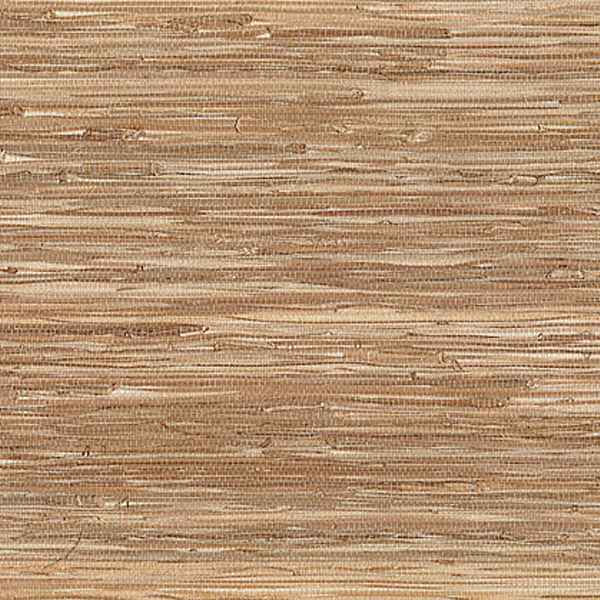 Sora Taupe Grasscloth Wallpaper - York Wallcoverings - 53-65670