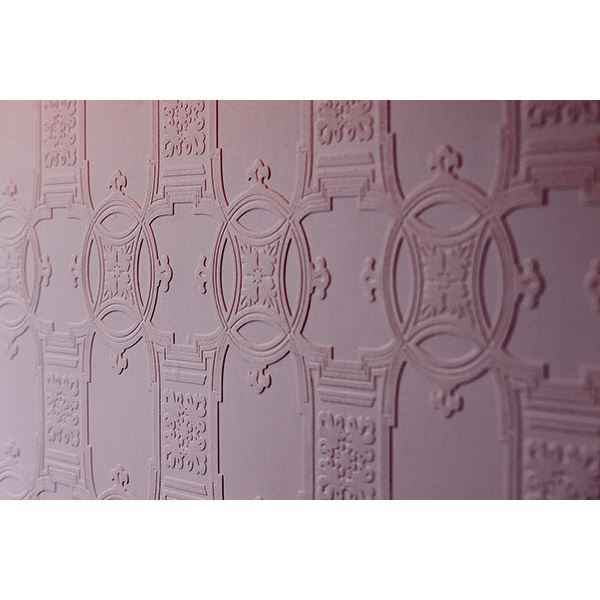 Early Victorian White Paintable Textured Vinyl Wallpaper - York Wallcoverings - 437-RD01600