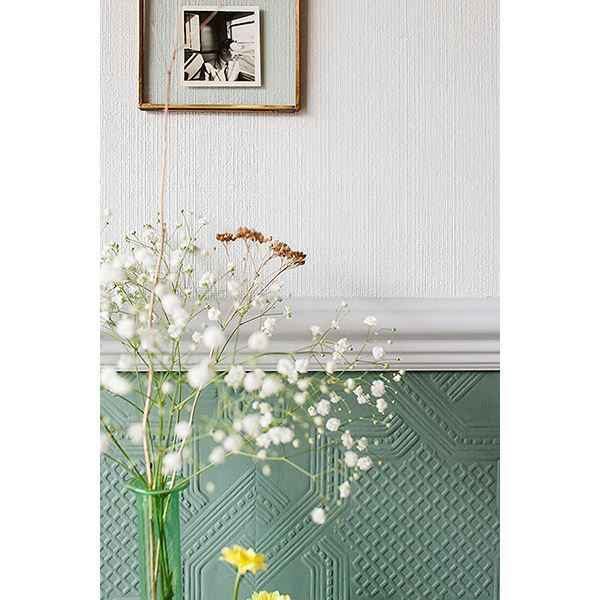 Seymour White Paintable Supaglypta Wallpaper - York Wallcoverings - 437-RD0655 - York Wallcoverings Wallpaper