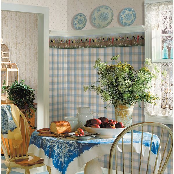clarence-blue-songbird-menagerie-portrait-wallpaper-york-wallcoverings-pur44671b - York Wallpaper Wallpaper