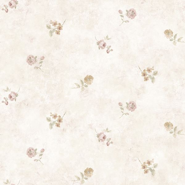 white-leanne-york-wallcoverings-qe14104 - York Wallcoverings Wallpaper