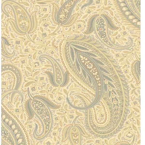 beige-modern-paisley-wallpaper-york-wallcoverings-mg33015 - York Wallcoverings Wallpaper