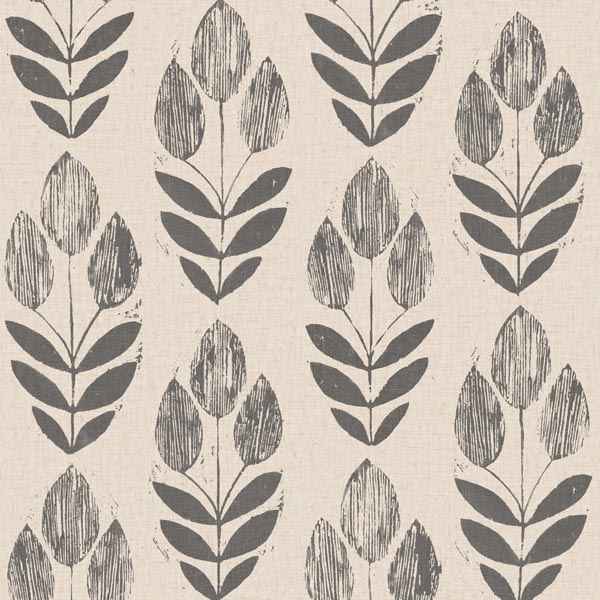 Scandinavian Black Print Tulip Wallpaper - York Wallcoverings - 2535-20651 - York Wallcoverings Wallpaper