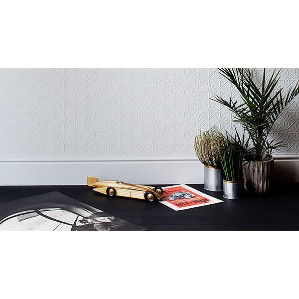 deco-paradiso-white-luxury-vinyl-paintable-wallpaper-york-wallcoverings-rd576 - York Wallpaper Wallpaper