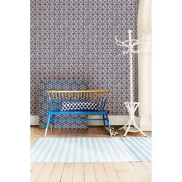 Geo Violet Quatrefoil Wallpaper - York Wallcoverings - 1014-001852 - York Wallcoverings Wallpaper