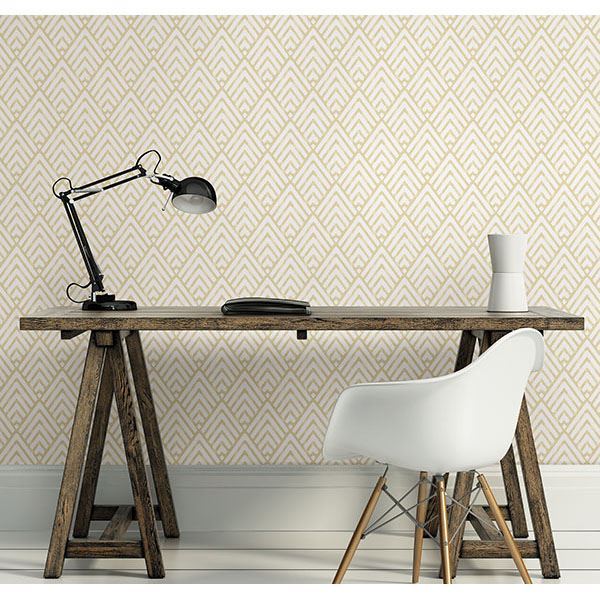 vertex-gold-diamond-geometric-york-wallcoverings-2625-21824 - York Wallcoverings Wallpaper